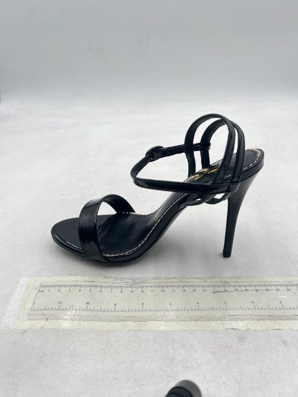 FSJ Black Ankle Strap Open Toe High Heels Party Banquet Sexy Sandal